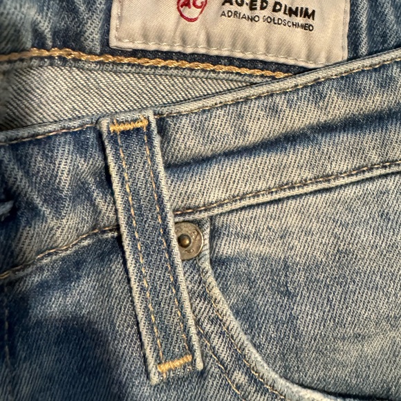 AG Adriano Goldschmied Isabelle High Rise Straight Crop Jean - Picture 2 of 9